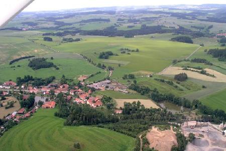 Letecké záběry Mirošova